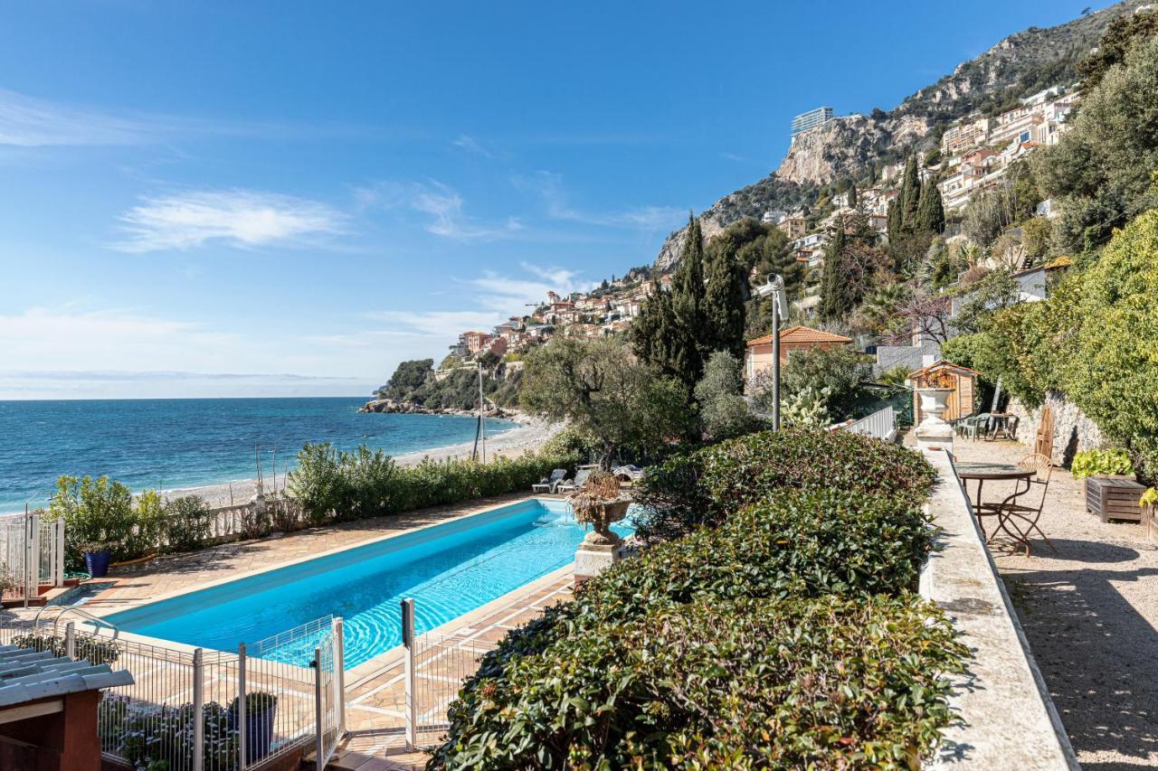 Le Golfe Bleu - Havre De Paix En Bord De Plage Roquebrune-Cap-Martin Exteriör bild